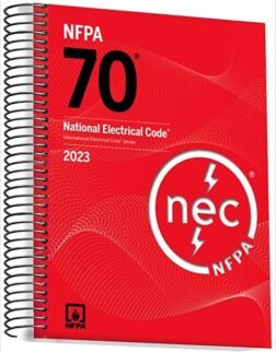 NFPA 70, National Electrical Code, 2023 Edition, Spiralbound