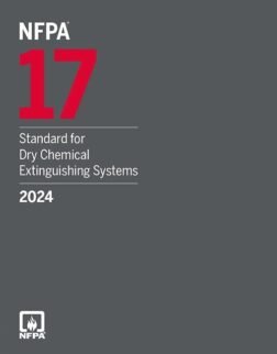 NFPA 17, Standard for Dry Chemical Extinguishing Systems 2024 Edition Paperback ISBN: 978-1455930418