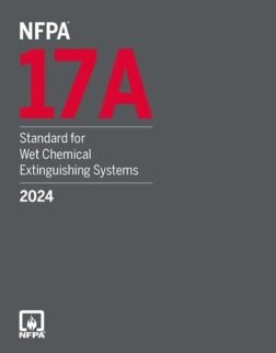 NFPA 17A, Standard for Wet Chemical Extinguishing Systems, 2024 Edition Paperback ISBN: 978-1455930425
