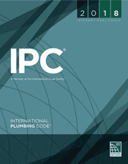 International Plumbing Code, IPC 2018 Edition Book: ISBN 9781609837457