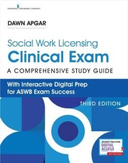 Social Work Licensing Clinical Exam Guide: Study Guide for ASWB Exam 3rd Edition, ISBN 9780826185662