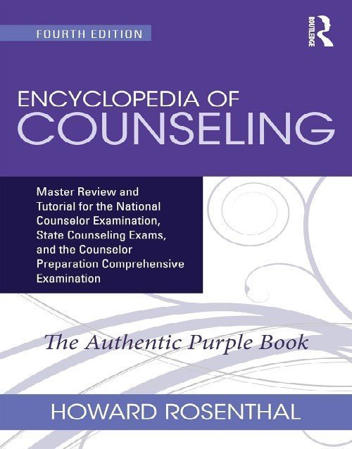 Encyclopedia of Counseling 4th Edition By Howard Rosenthal: ISBN 9781138942653