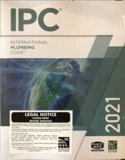 2021 International Plumbing Code (IPC Plumbing Code Book): ISBN 9781609839628