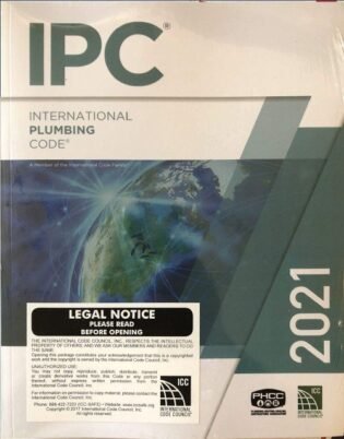 2021 International Plumbing Code (IPC Plumbing Code Book): ISBN 9781609839628