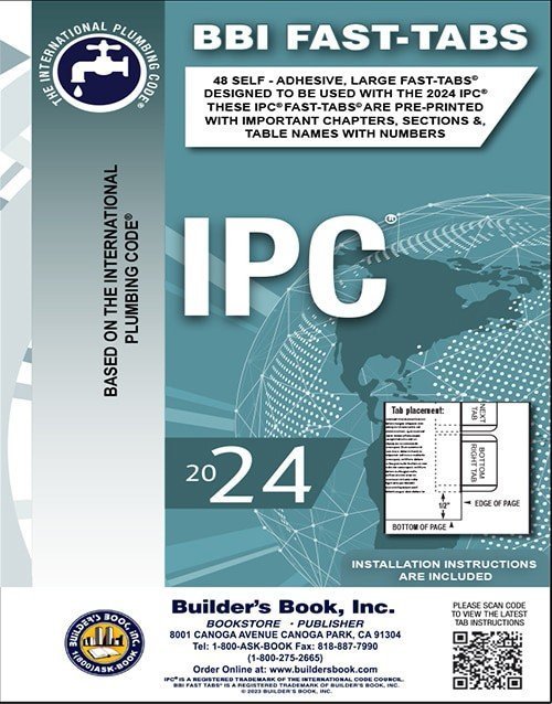 2024 International Plumbing Code Fast Tabs: ISBN 9781622704057