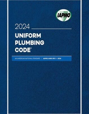 2024 Uniform Plumbing Code (UPC) Softcover with Tabs | IAPMO/ANSI | ISBN: 978-1944366919