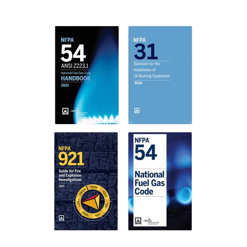 NFPA Fuel Gas & Fire Investigation Code Set – NFPA 54, NFPA 31, NFPA ...
