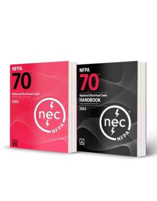 NFPA 70 National Electrical Code (NEC) 2023 Edition Paperback + NFPA 70 National Electrical Code Handbook 2023 Edition Hardcover Combo