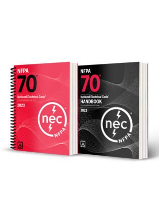 NFPA 70 National Electrical Code Handbook 2023 Edition Hardcover + NFPA 70 National Electrical Code 2023 Edition Spiralbound Combo
