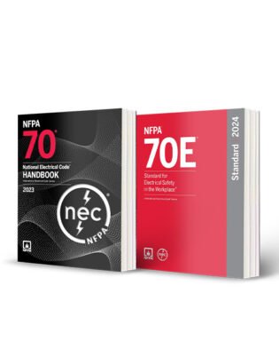 NFPA 70E Standard for Electrical Safety in the Workplace 2024 Edition + NFPA 70 National Electrical Code Handbook 2023 Edition Combo