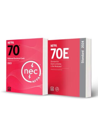 NFPA 70E Standard for Electrical Safety in the Workplace 2024 Edition + NFPA 70 National Electrical Code 2023 Edition Paperback Combo